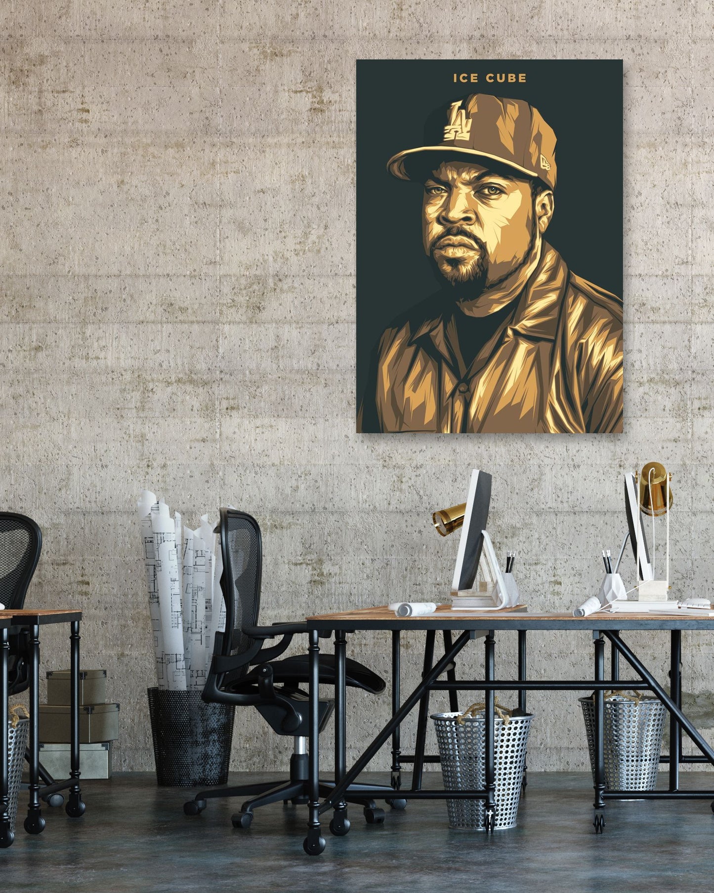 Ice Cube Pop Art 11 - @LuckyDream