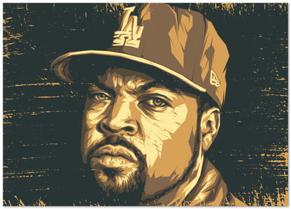 Ice Cube Pop Art 12 - @LuckyDream