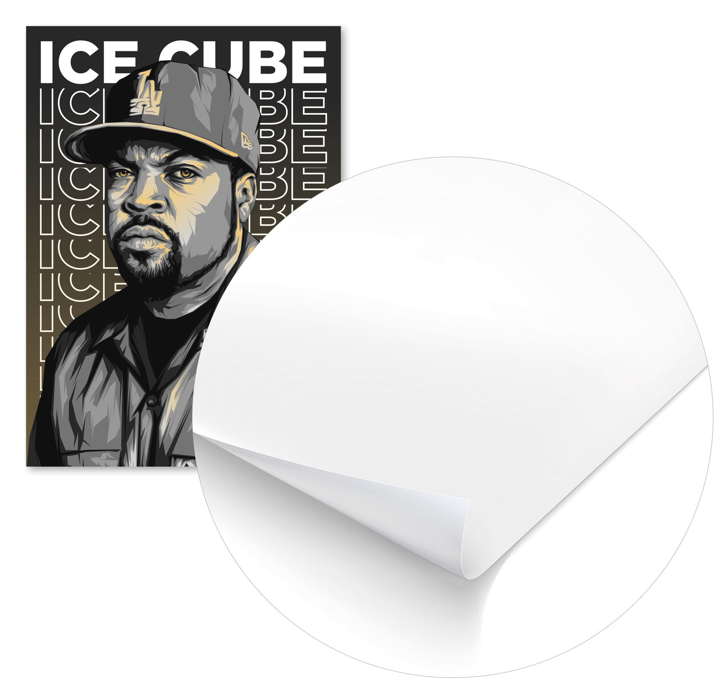 Ice Cube Pop Art 13 - @LuckyDream