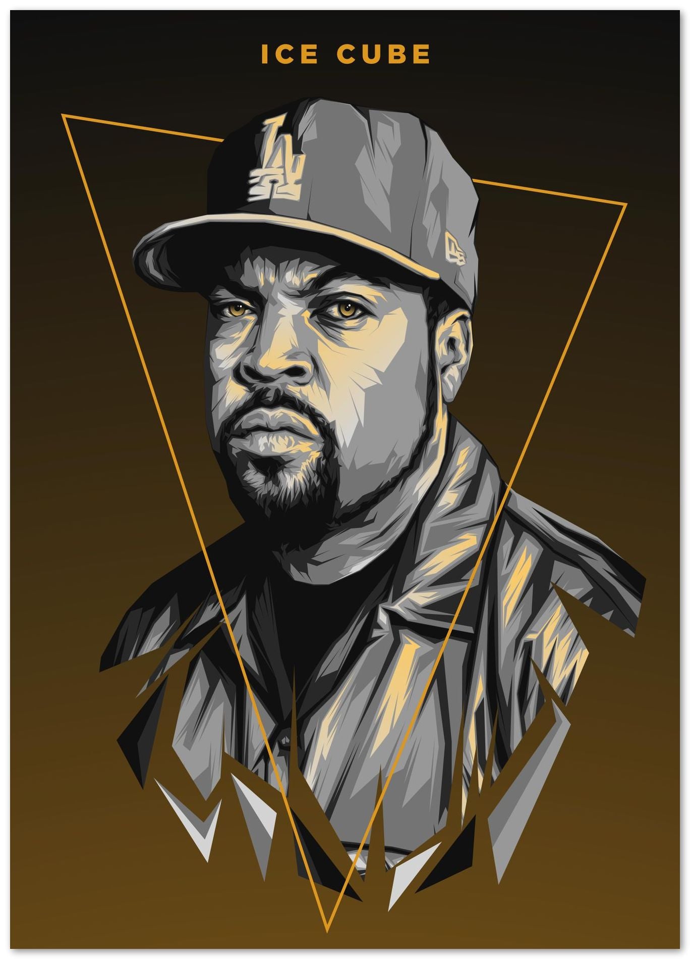 Ice Cube Pop Art 16 - @LuckyDream