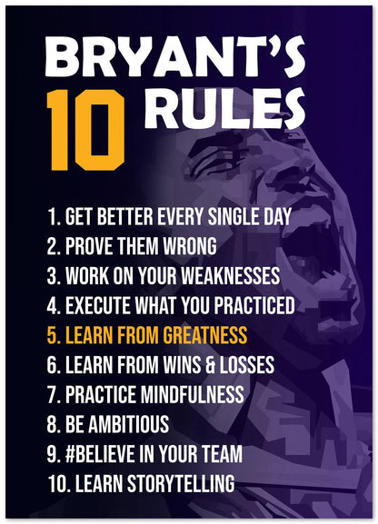 Kobe Bryant Rules - @MKSTUDIO