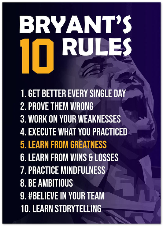 Kobe Bryant Rules - @MKSTUDIO