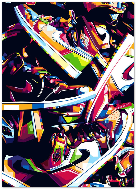 Sneakers Pop art - @MKSTUDIO