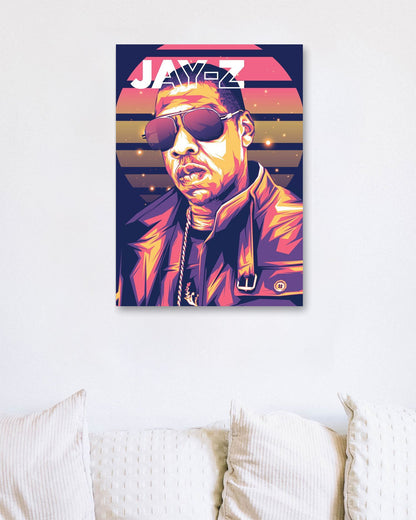 Jay Z Pop Art 5 - @LuckyDream