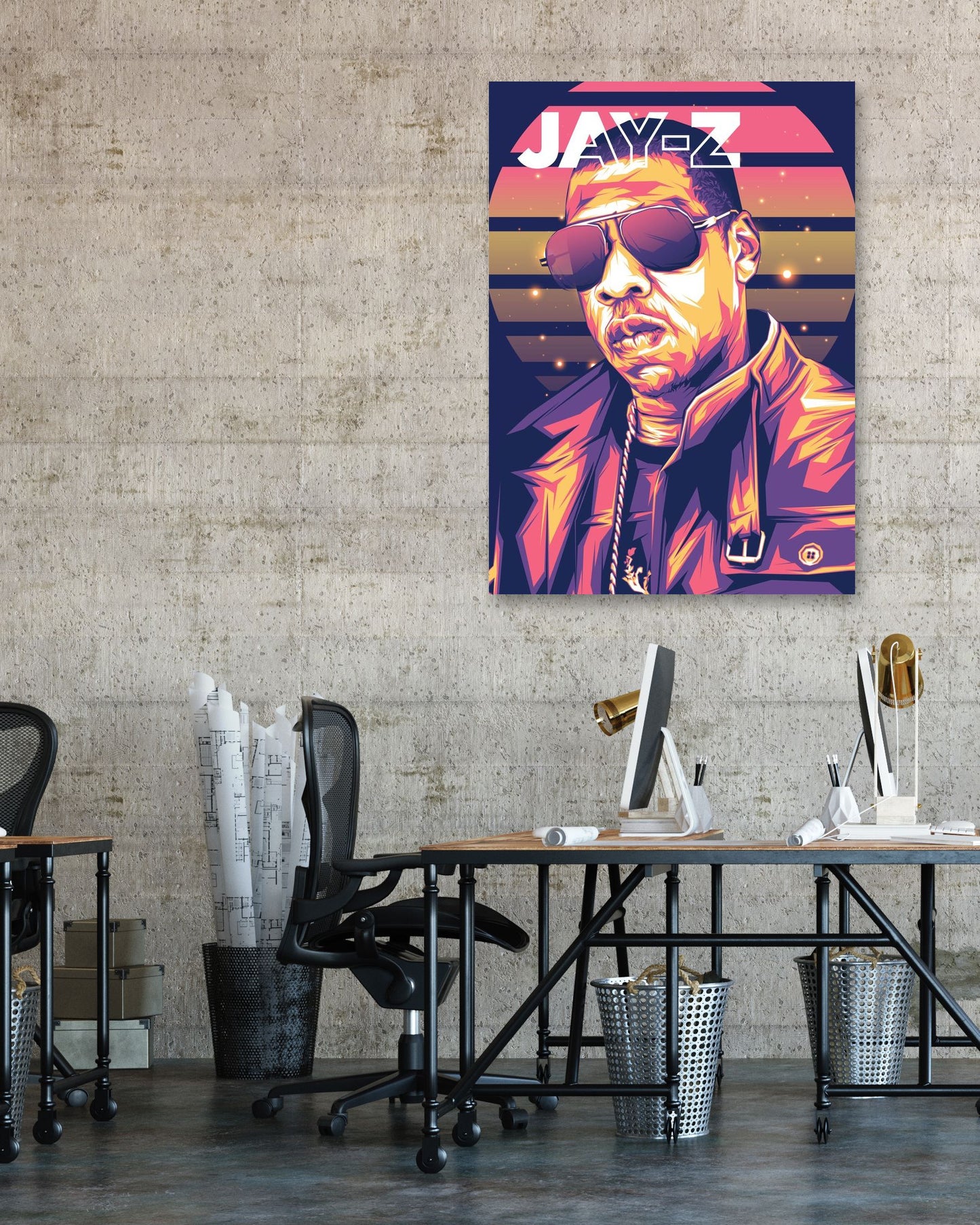 Jay Z Pop Art 5 - @LuckyDream