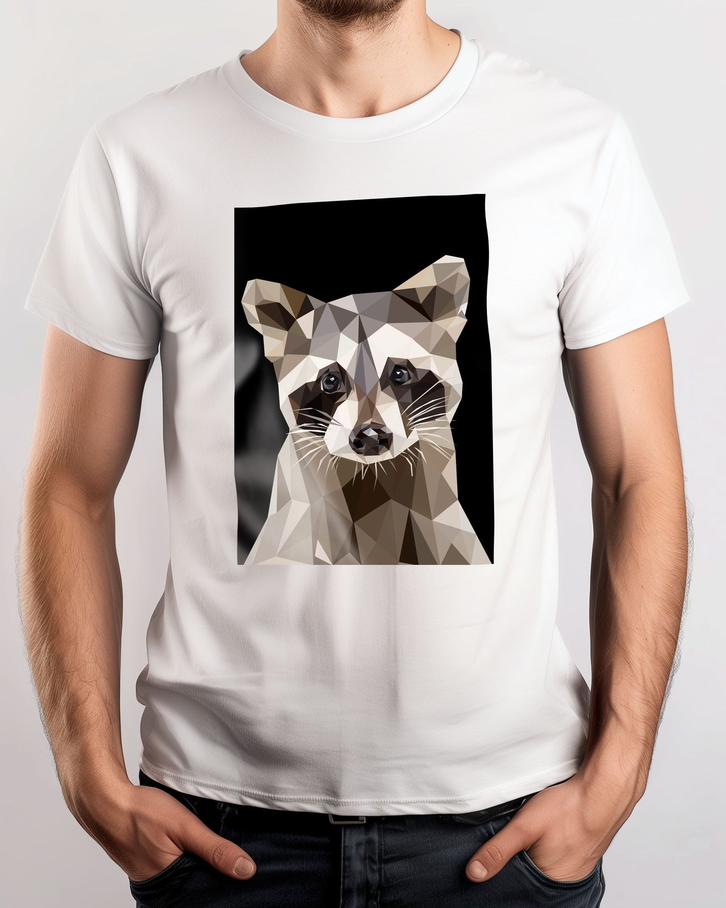 nursery animal baby raccoon - @Artnesia