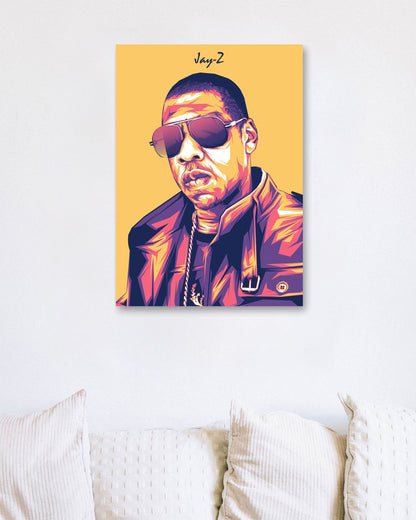 Jay Z Pop Art 6 - @LuckyDream