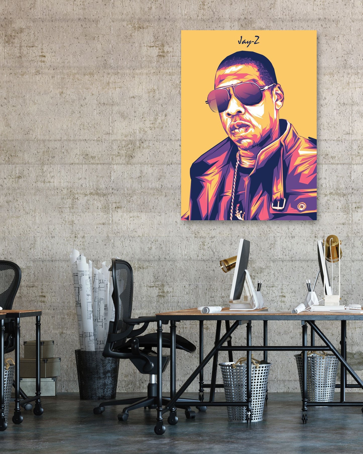 Jay Z Pop Art 6 - @LuckyDream