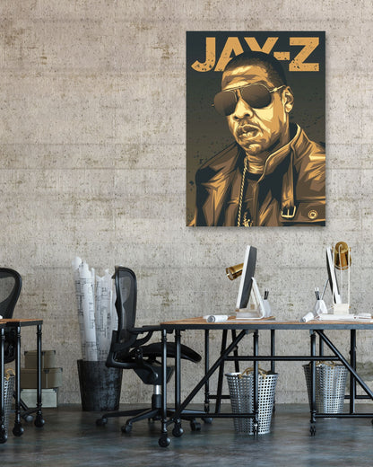 Jay Z Pop Art 7 - @LuckyDream