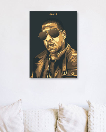 Jay Z Pop Art 9 - @LuckyDream