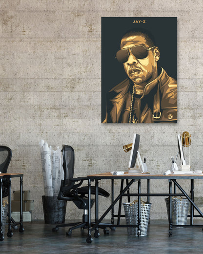 Jay Z Pop Art 9 - @LuckyDream