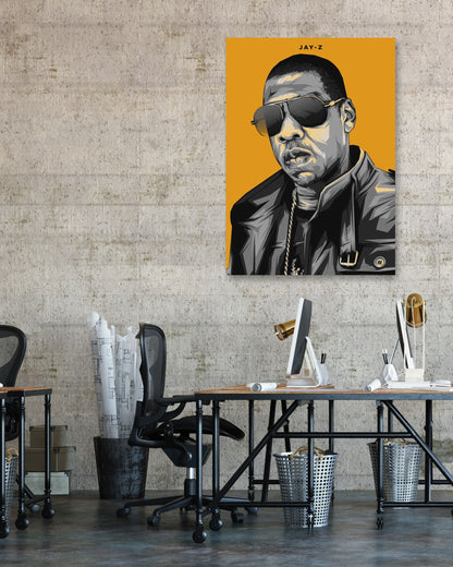 Jay Z Pop Art 12 - @LuckyDream