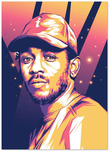 Kendrick Lamar Pop Art 3 - @LuckyDream