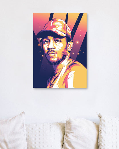 Kendrick Lamar Pop Art 3 - @LuckyDream