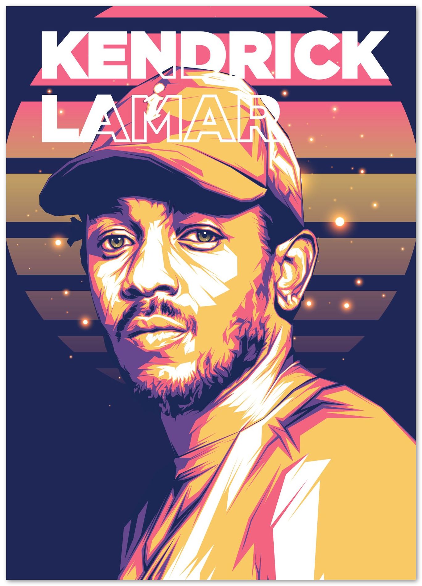 Kendrick Lamar Pop Art 4 - @LuckyDream