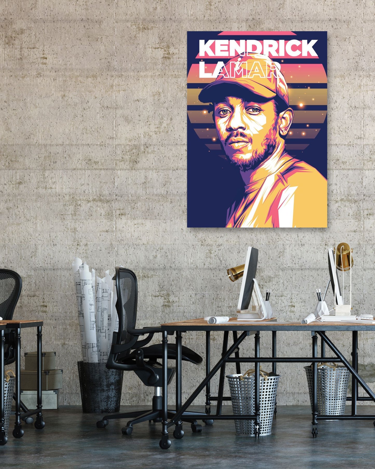 Kendrick Lamar Pop Art 4 - @LuckyDream