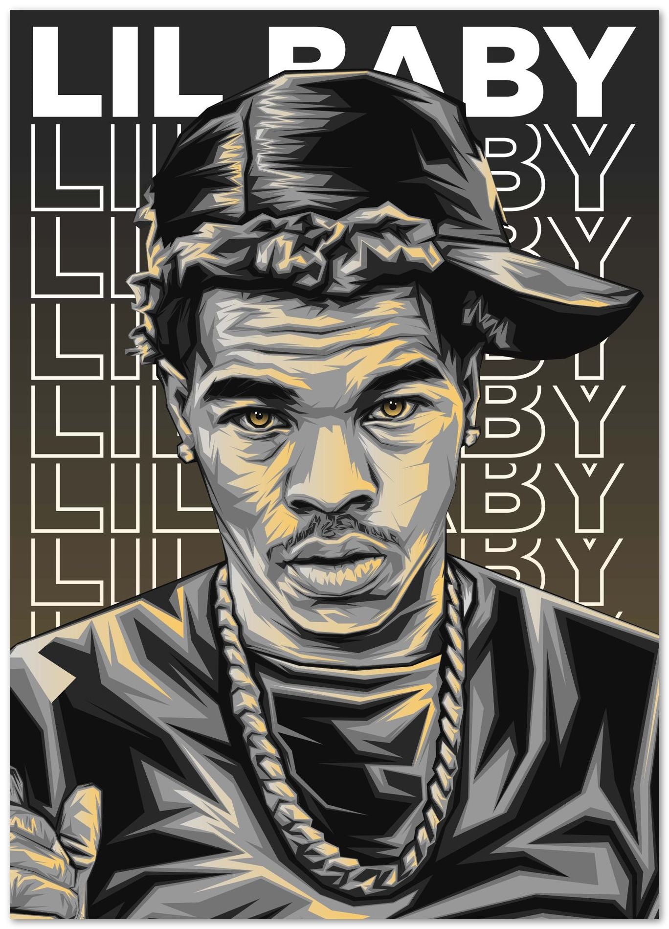 Lil Baby Pop Art 6 - @LuckyDream