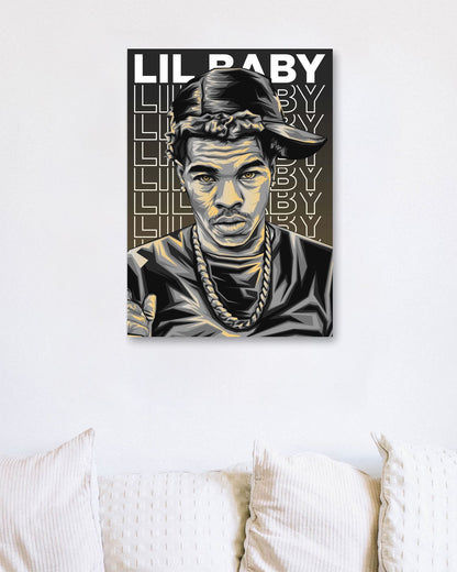 Lil Baby Pop Art 6 - @LuckyDream