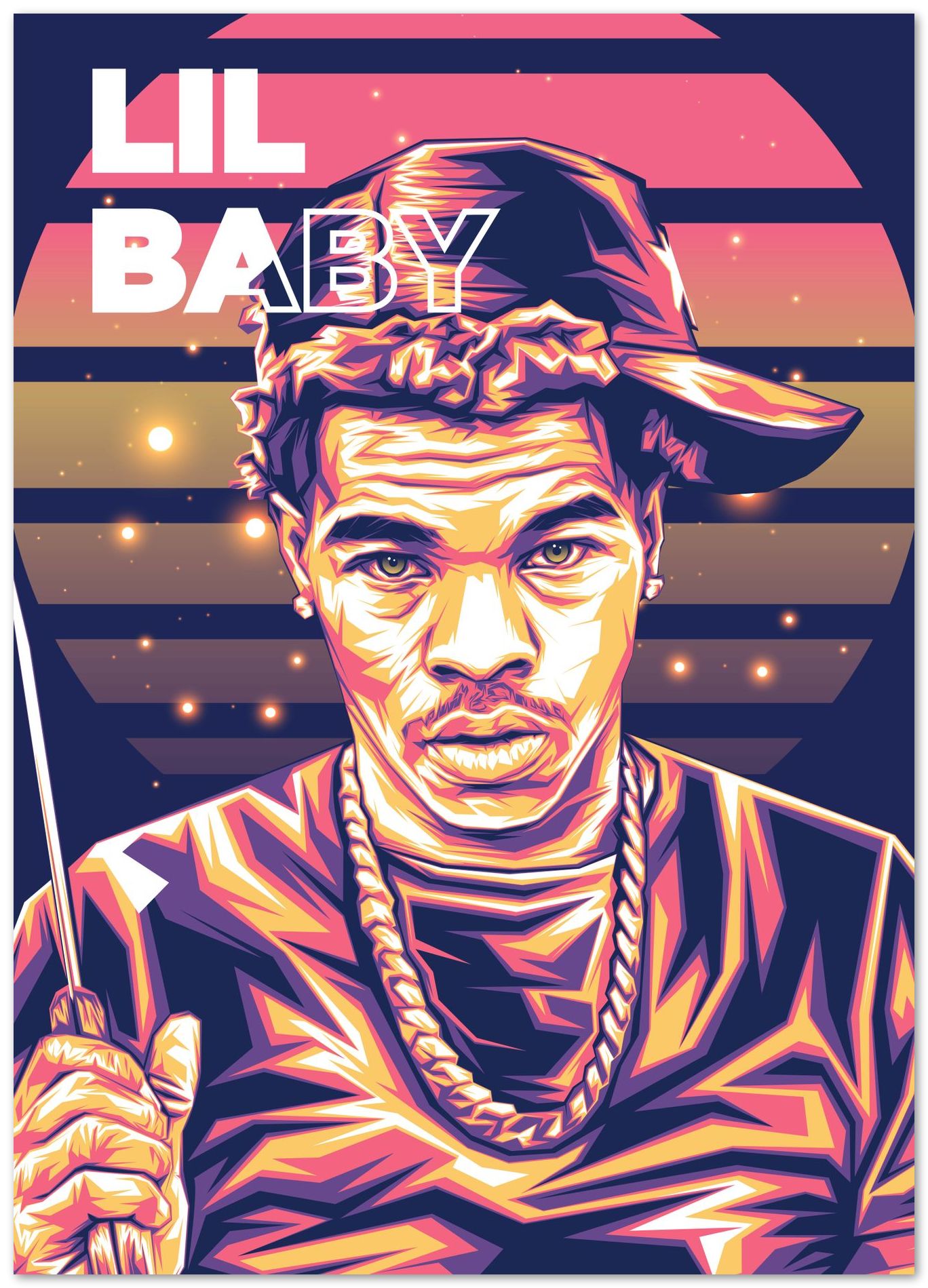 Lil Baby Pop Art 9 - @LuckyDream