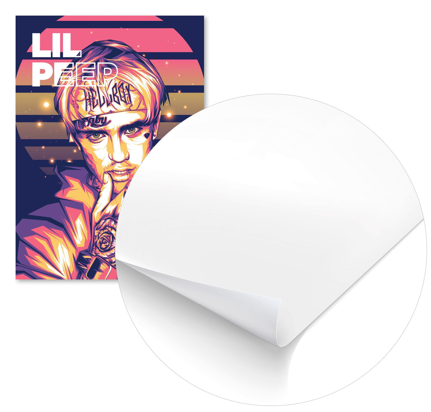 Lil Peep Pop Art 8 - @LuckyDream