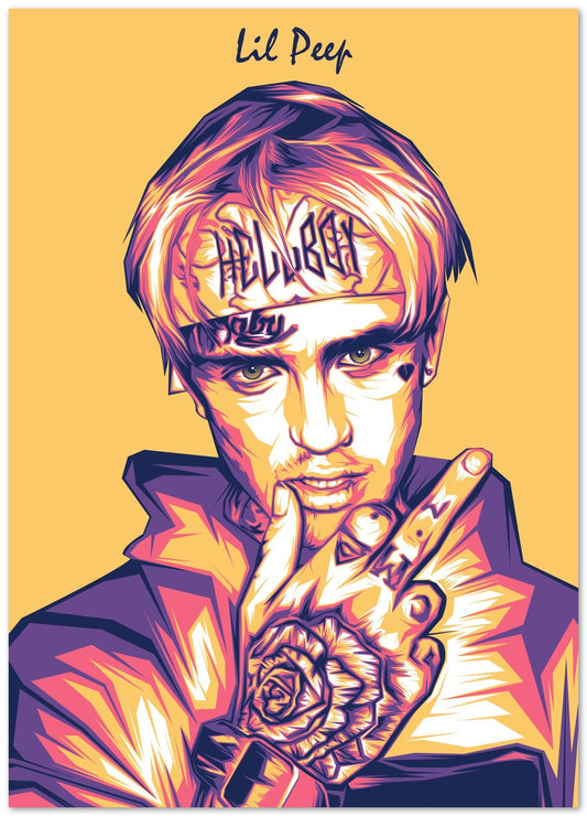 Lil Peep Pop Art 10 - @LuckyDream