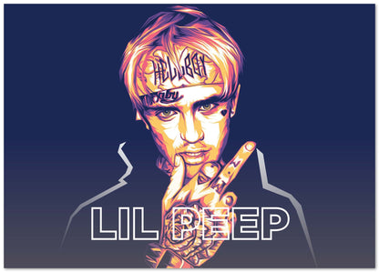 Lil Peep Pop Art 11 - @LuckyDream