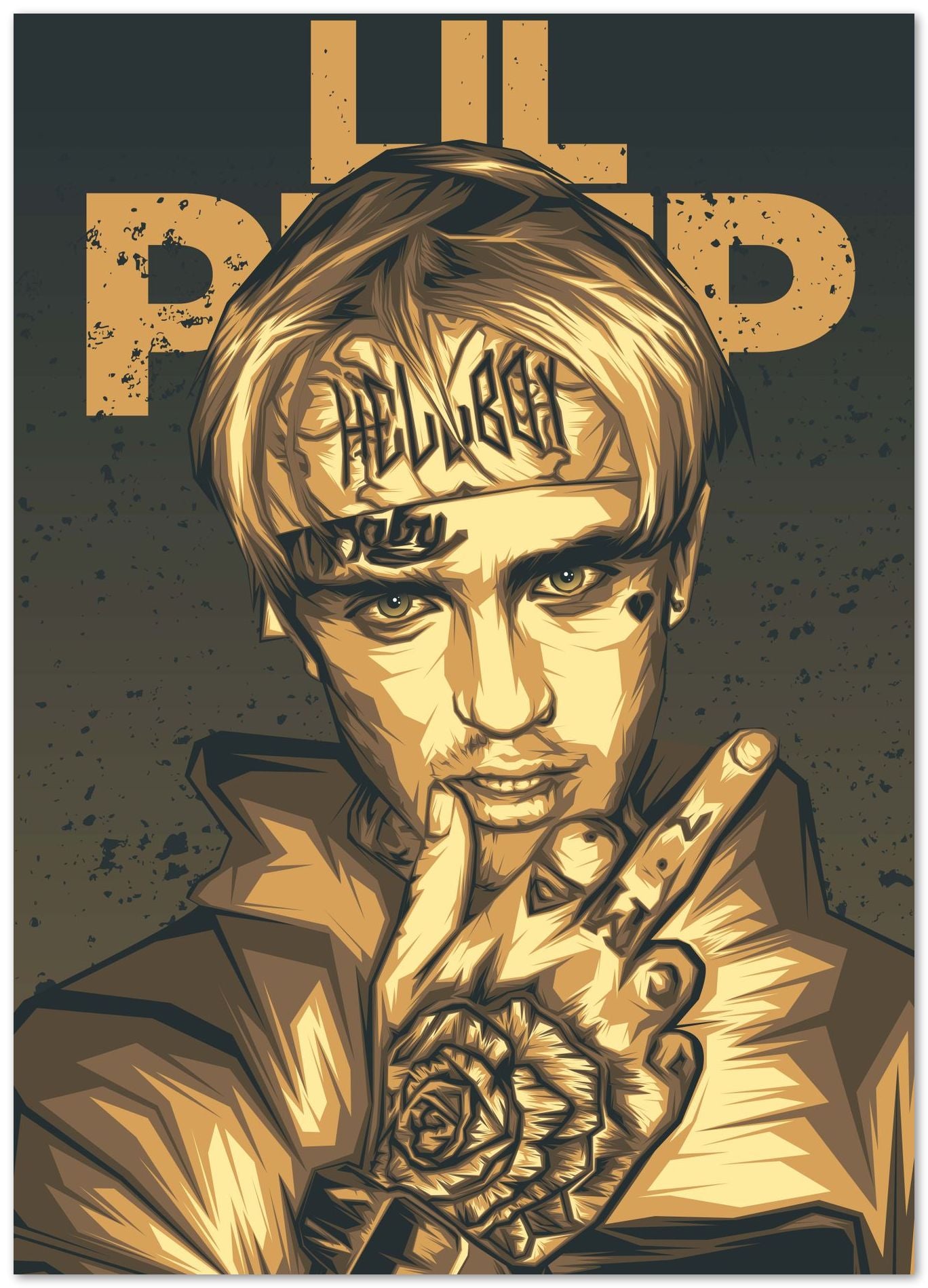 Lil Peep Pop Art 12 - @LuckyDream