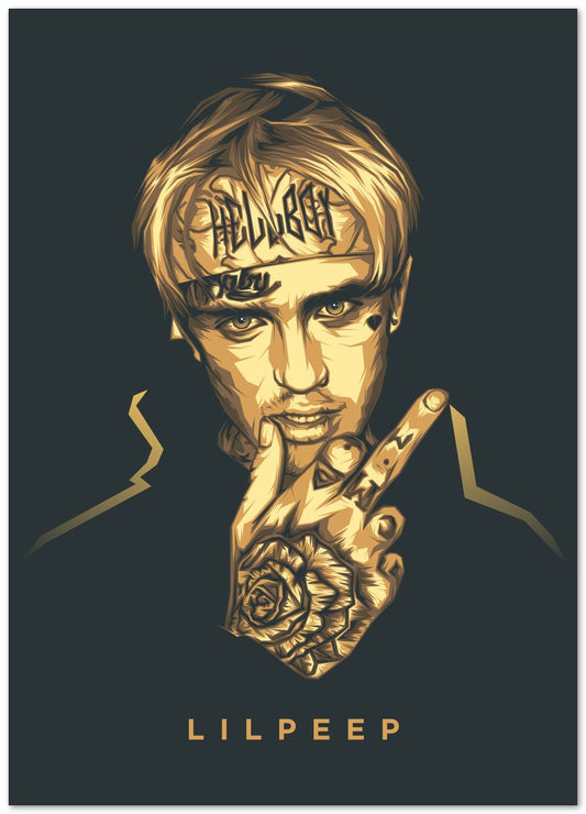 Lil Peep Pop Art 13 - @LuckyDream