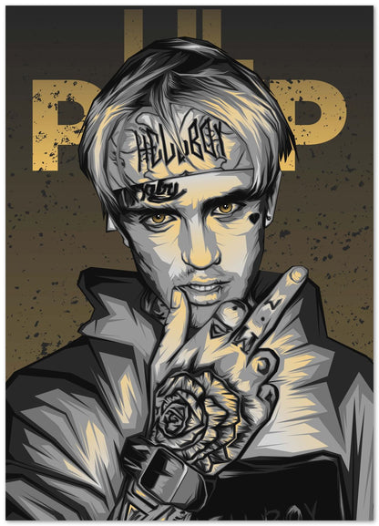 Lil Peep Pop Art 15 - @LuckyDream