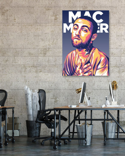 Mac Miller Pop Art 20 - @LuckyDream