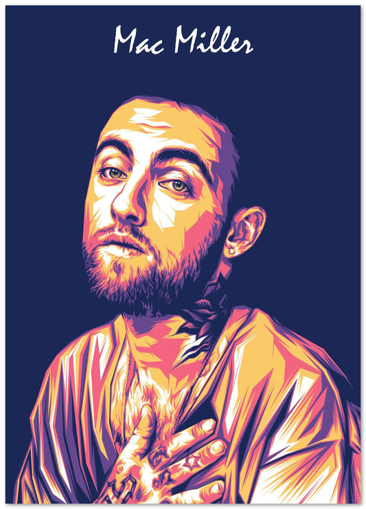 Mac Miller Pop Art 21 - @LuckyDream