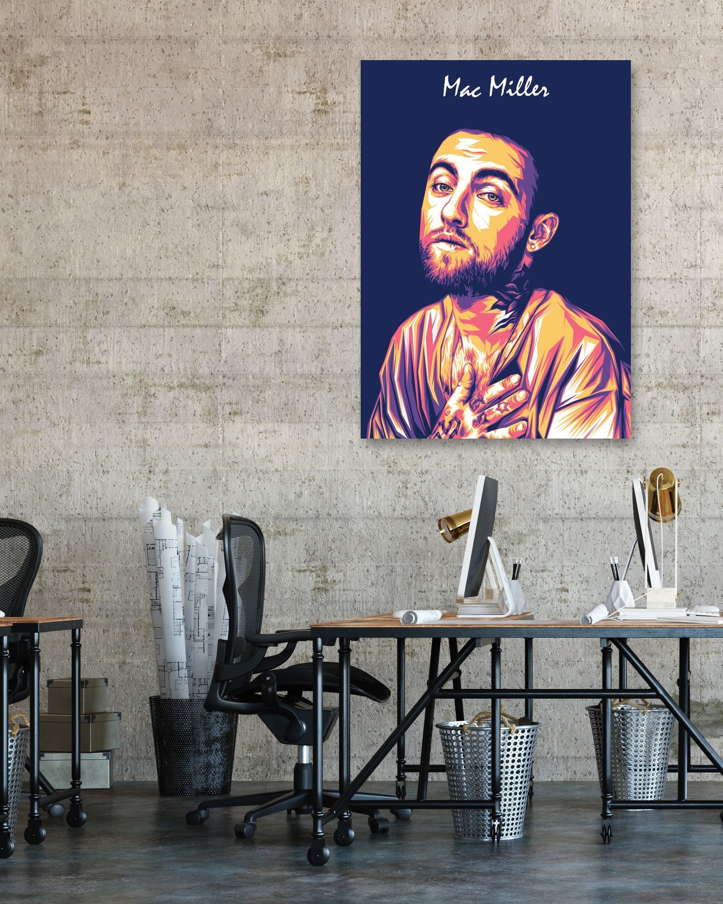 Mac Miller Pop Art 21 - @LuckyDream