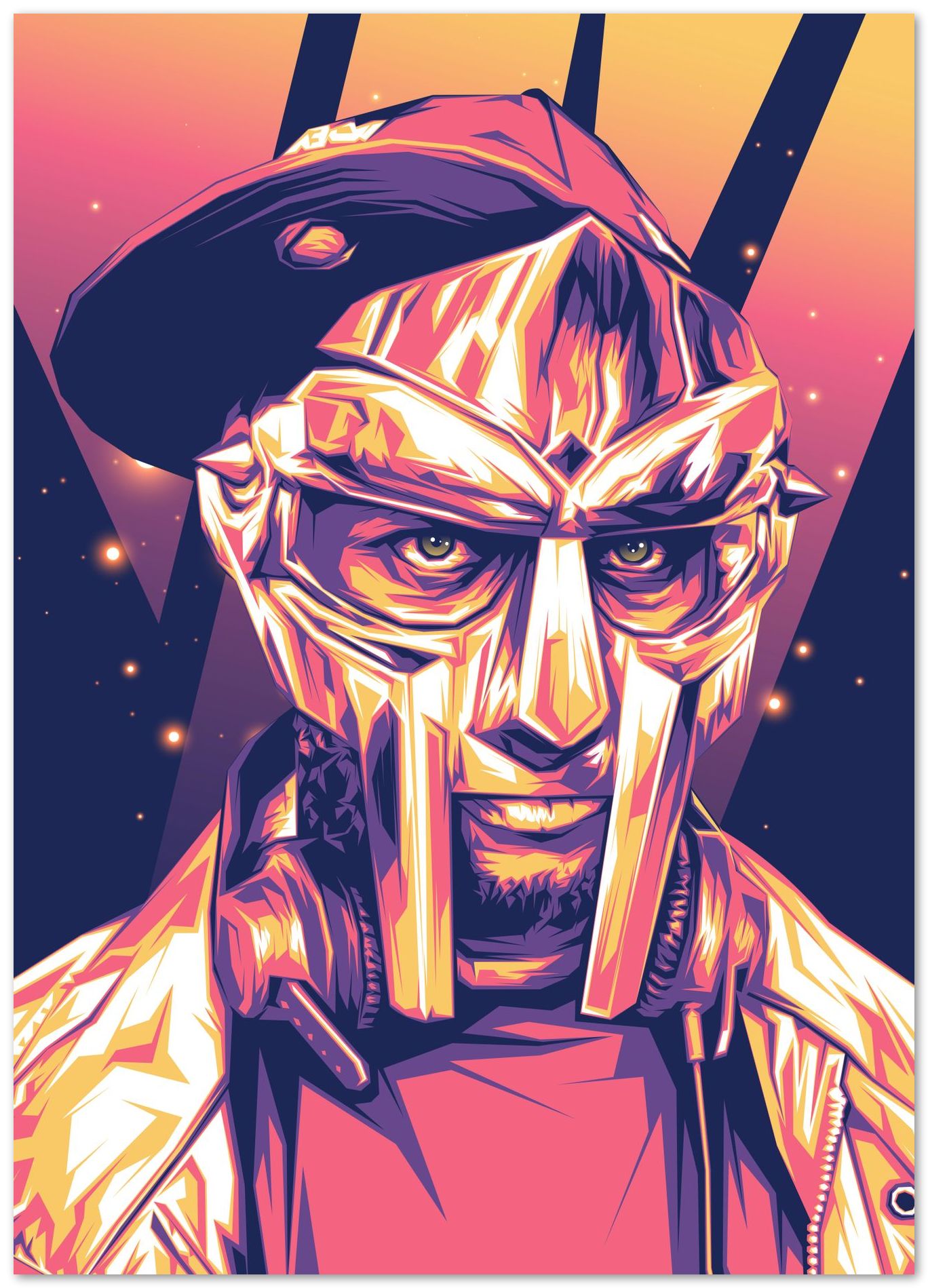 MF Doom Pop Art 4 - @LuckyDream