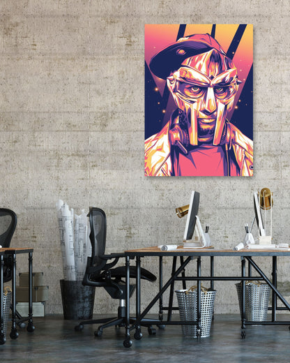 MF Doom Pop Art 4 - @LuckyDream