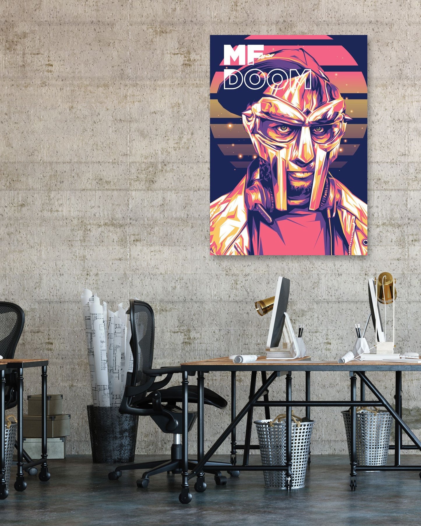 MF Doom Pop Art 5 - @LuckyDream