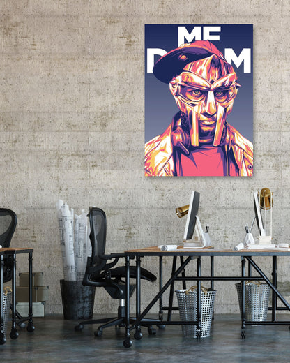 MF Doom Pop Art 6 - @LuckyDream