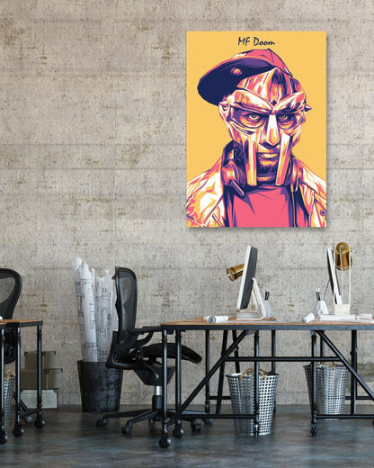 MF Doom Pop Art 7 - @LuckyDream