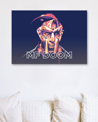 MF Doom Pop Art 8 - @LuckyDream