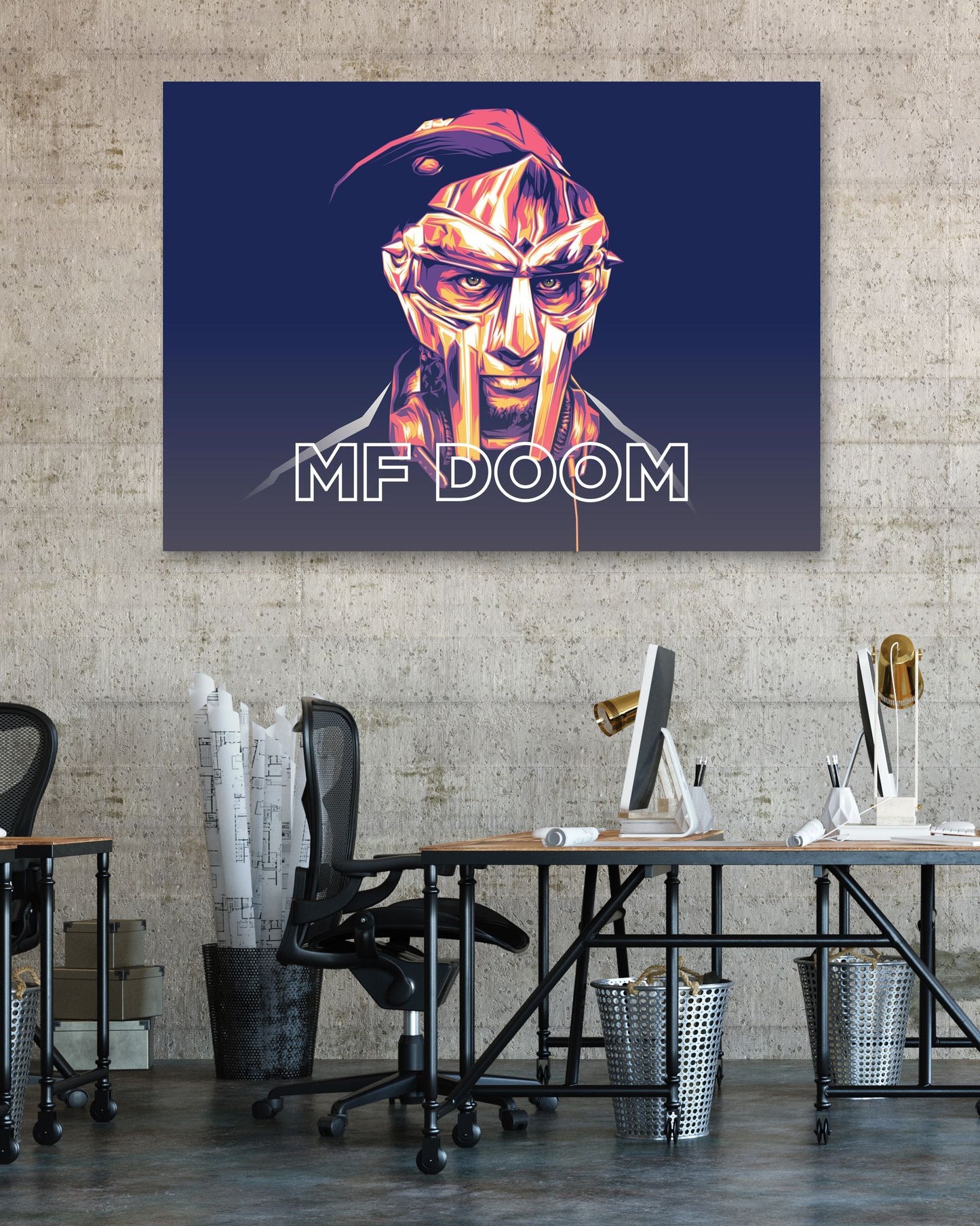 MF Doom Pop Art 8 - @LuckyDream