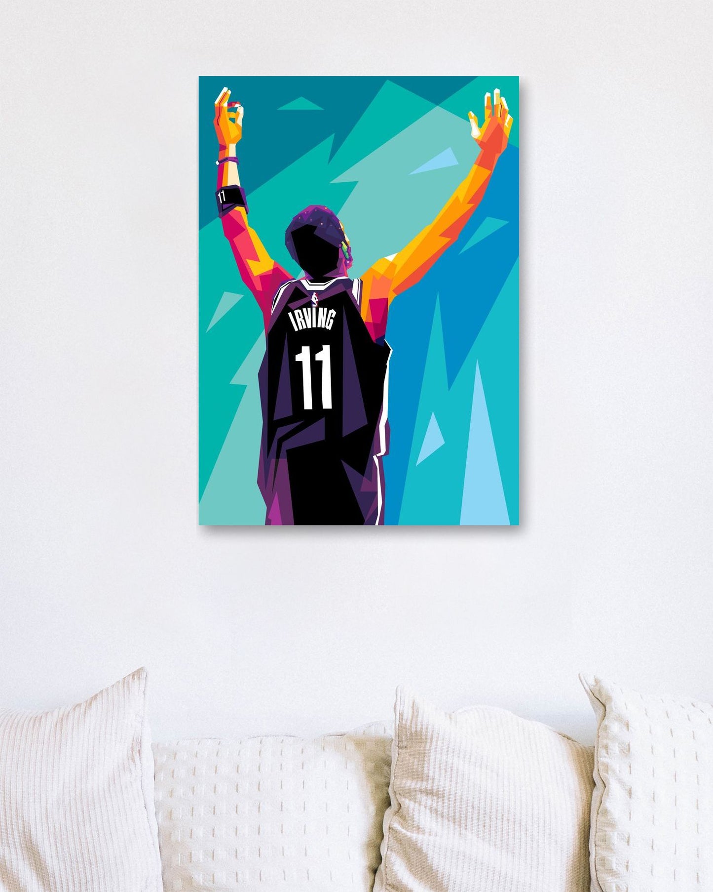 Kyrie Irving pop art - @AsranVektor