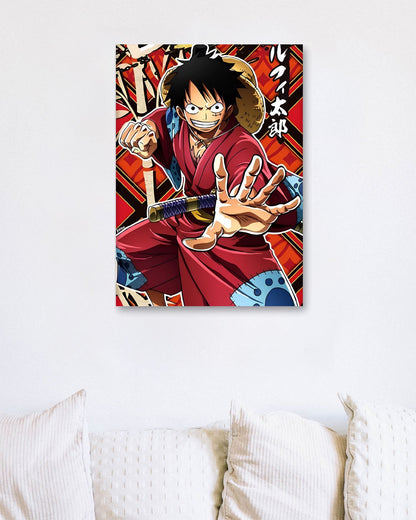 Luffy one piece - @Retro80s