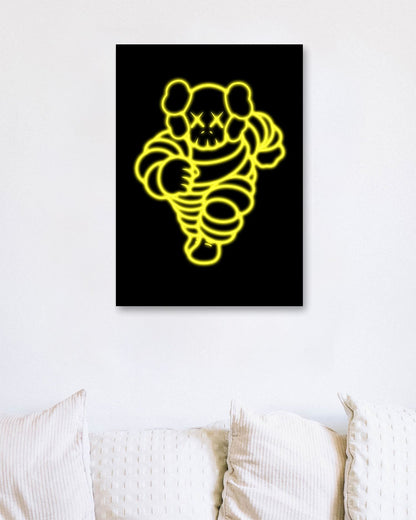 sprint neon yellow kaws - @SNEAKHEAD