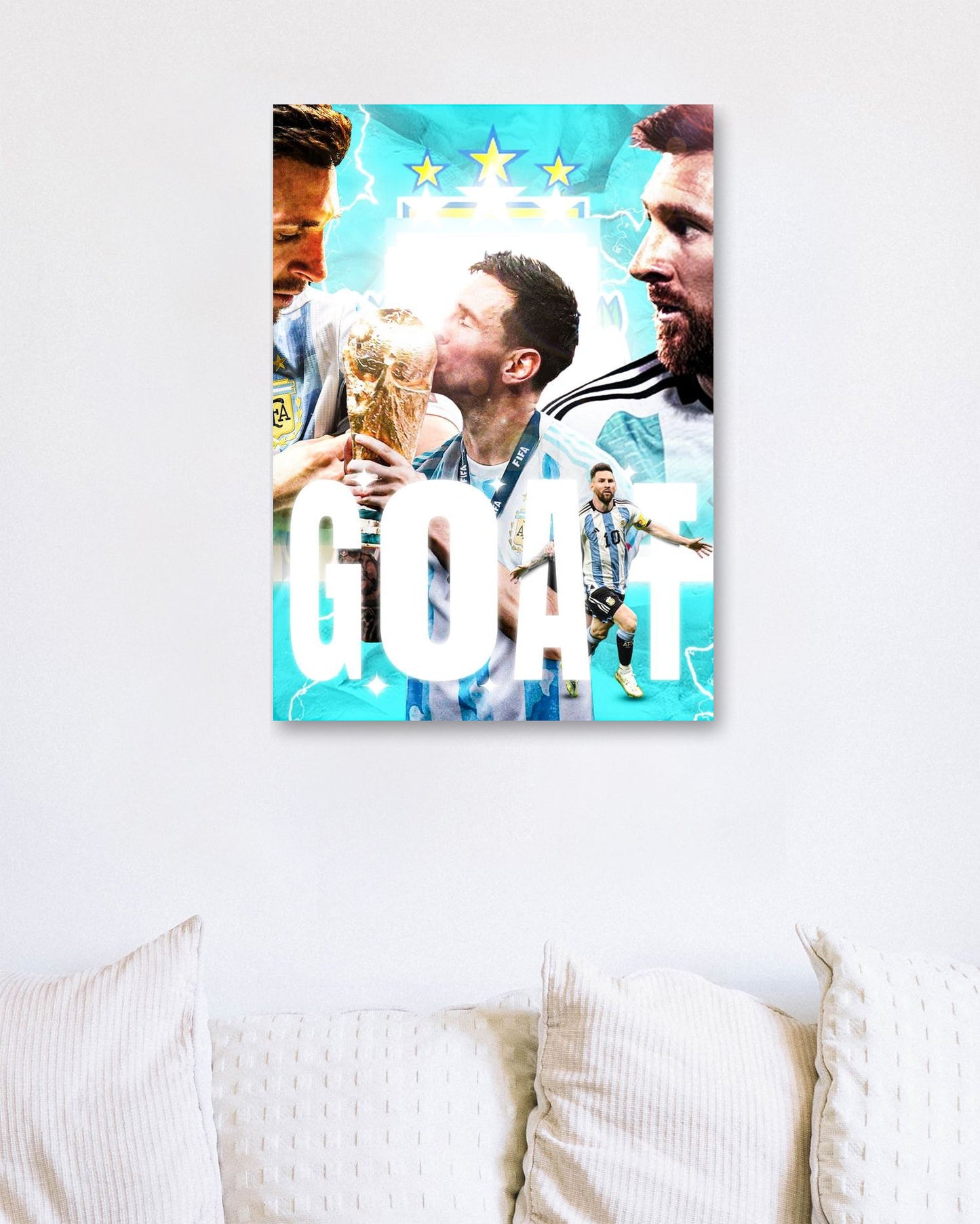 Lionel Messi Champion - @ColorizeStudio