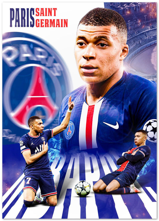 Kylian Mbappe Footballer - @ColorizeStudio