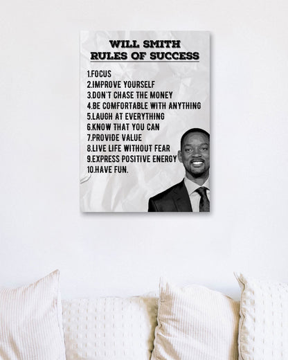 Rules of Success Will Smith - @ColorizeStudio