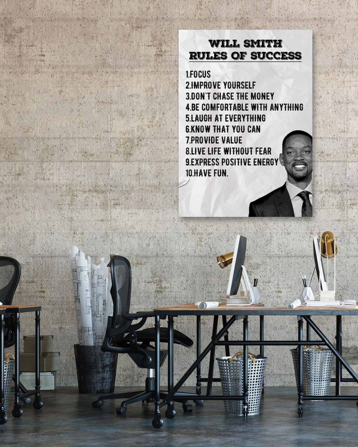 Rules of Success Will Smith - @ColorizeStudio