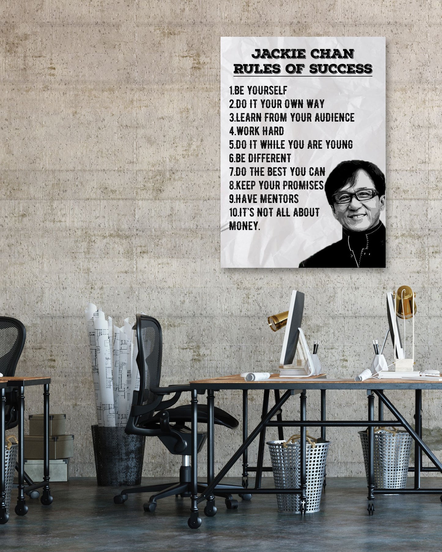 Rules of Success Jackie Chan - @ColorizeStudio