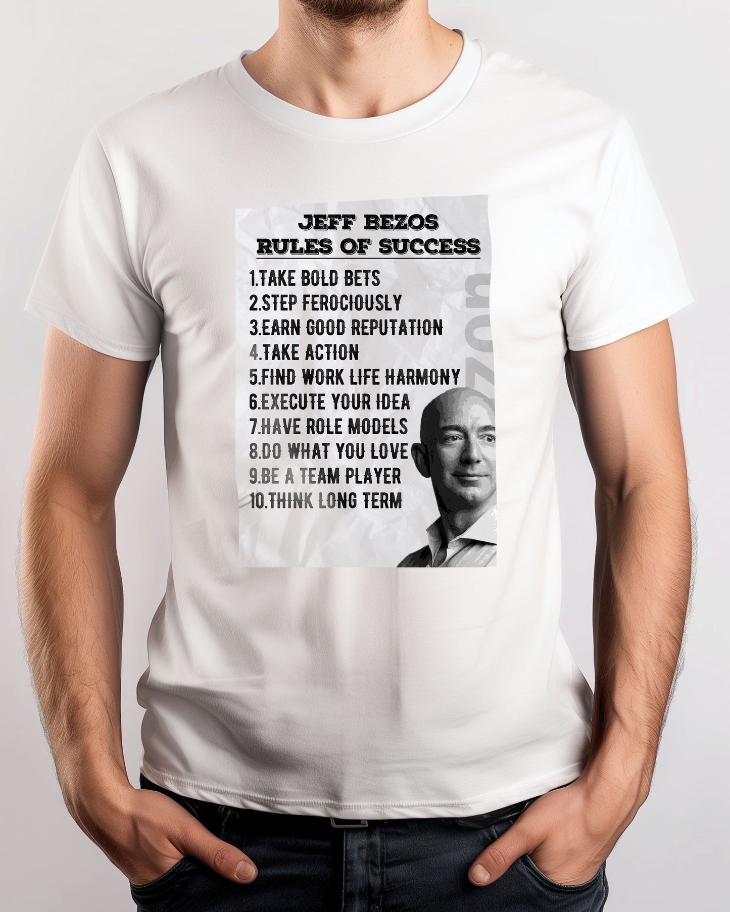 Rules of Success Jeff Bezos Quote - @ColorizeStudio