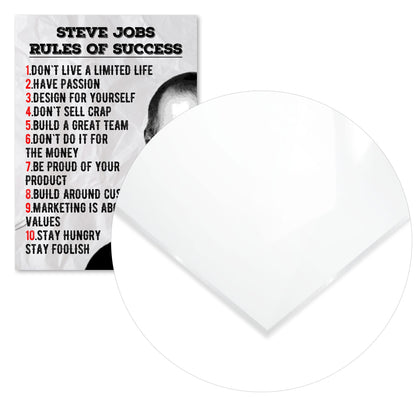 Rules of Success Steve Jobs Quote - @ColorizeStudio