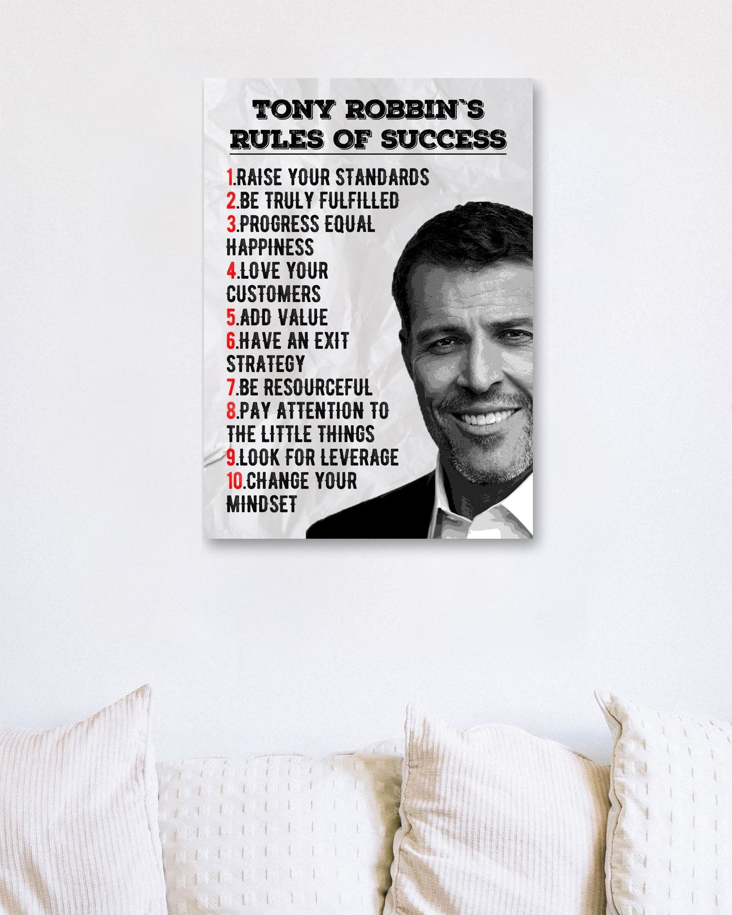 Rules of Success Tony Robbin's - @ColorizeStudio